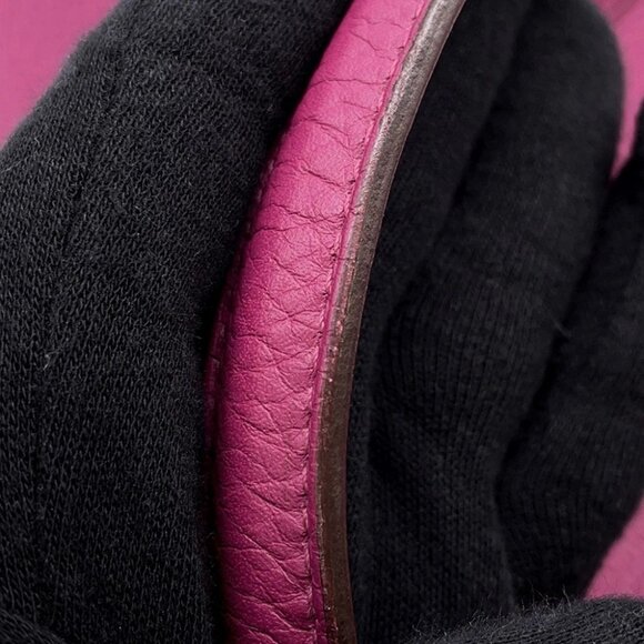 HERMES Victoria Elan Size 38 Taurillon Clemence Tosca - Picture 11 of 16